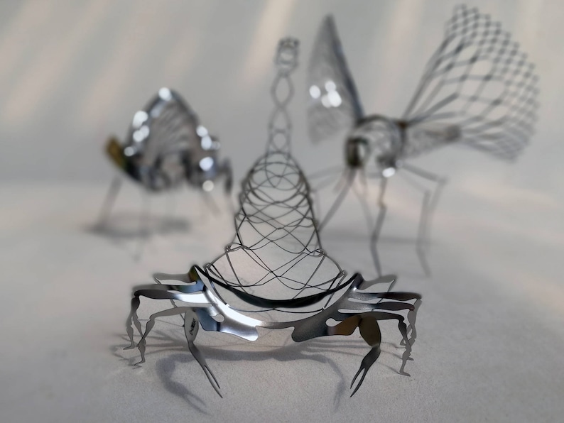 Insect Wire Sculpture Scorpion Mosquito and Bug Miniature Etsy