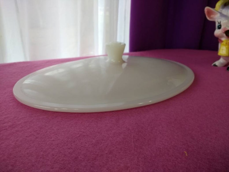 Glasbake Casserole Lid J 234 Solid White Jeannette Glass J 234 Replacement Cover Only For 2 Qt J 224 Opal Winter White Bild 8