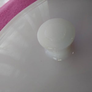 Glasbake Casserole Lid J 234 Solid White Jeannette Glass J 234 Replacement Cover Only For 2 Qt J 224 Opal Winter White Bild 6