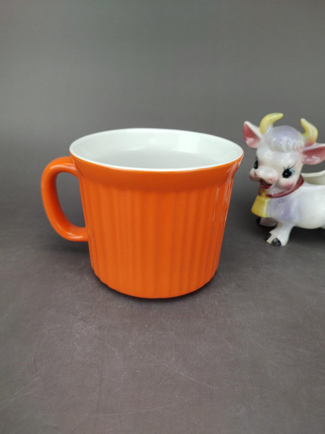Corning Ware Colours Orange Mug Ribbed Large Mug 20 Oz Soup Stew Cup - Etsy