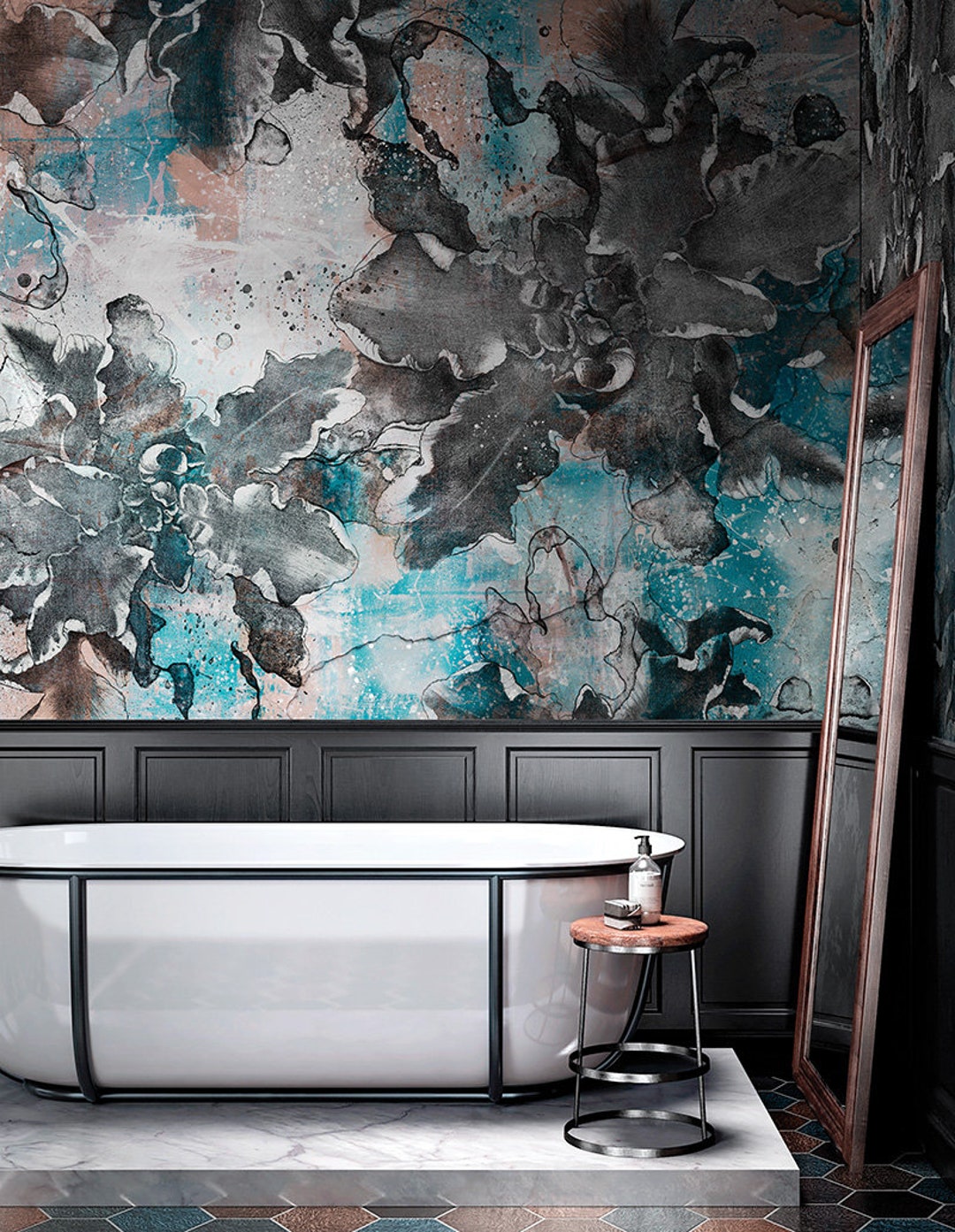 Vivien Customized Unique Wallpaper, Removable, Washable and Reusable - Etsy