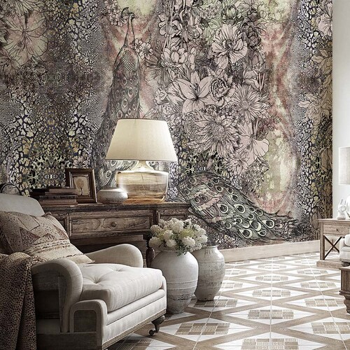 Asagi Customized Unique Wallpaper Removable Washable and Etsy