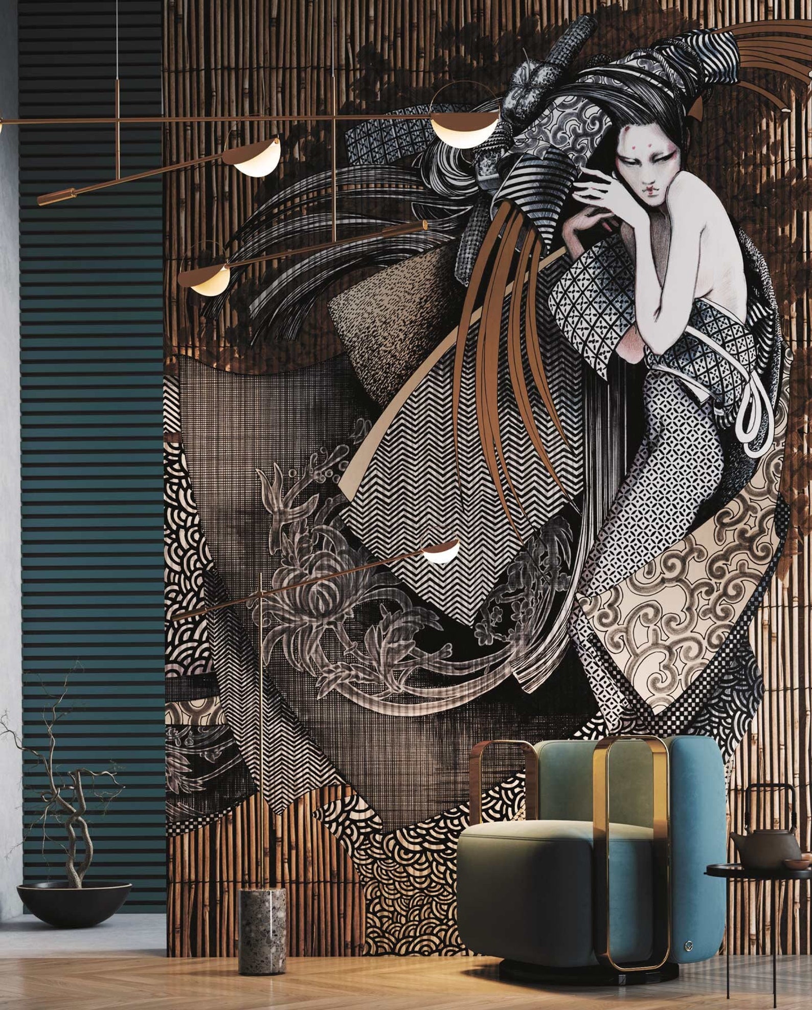 Asami Customized Unique Wallpaper, Removable, Washable and Reusable - Etsy