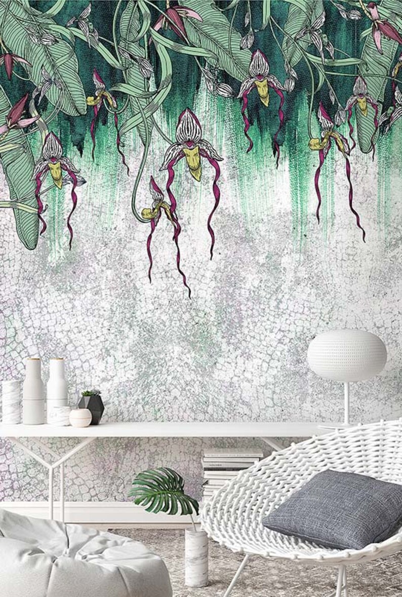 Vanda Customized Unique Wallpaper Removable Washable and Etsy