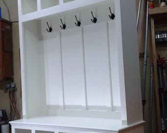 Mudroom Lockers Entry Furniture Hall Tree Storage Bench Etsy
