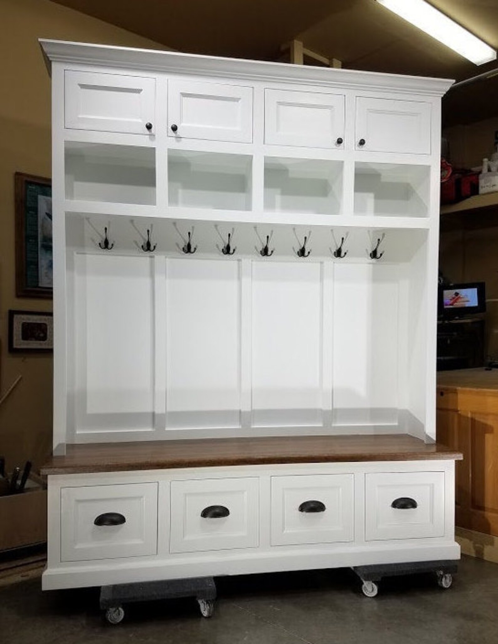 Mudroom Lockers Bench Storage Furniture Cubbies Hall Tree Etsy