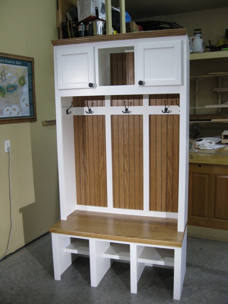 44 Wide Entryway Furniture Mudroom Hall Tree Etsy