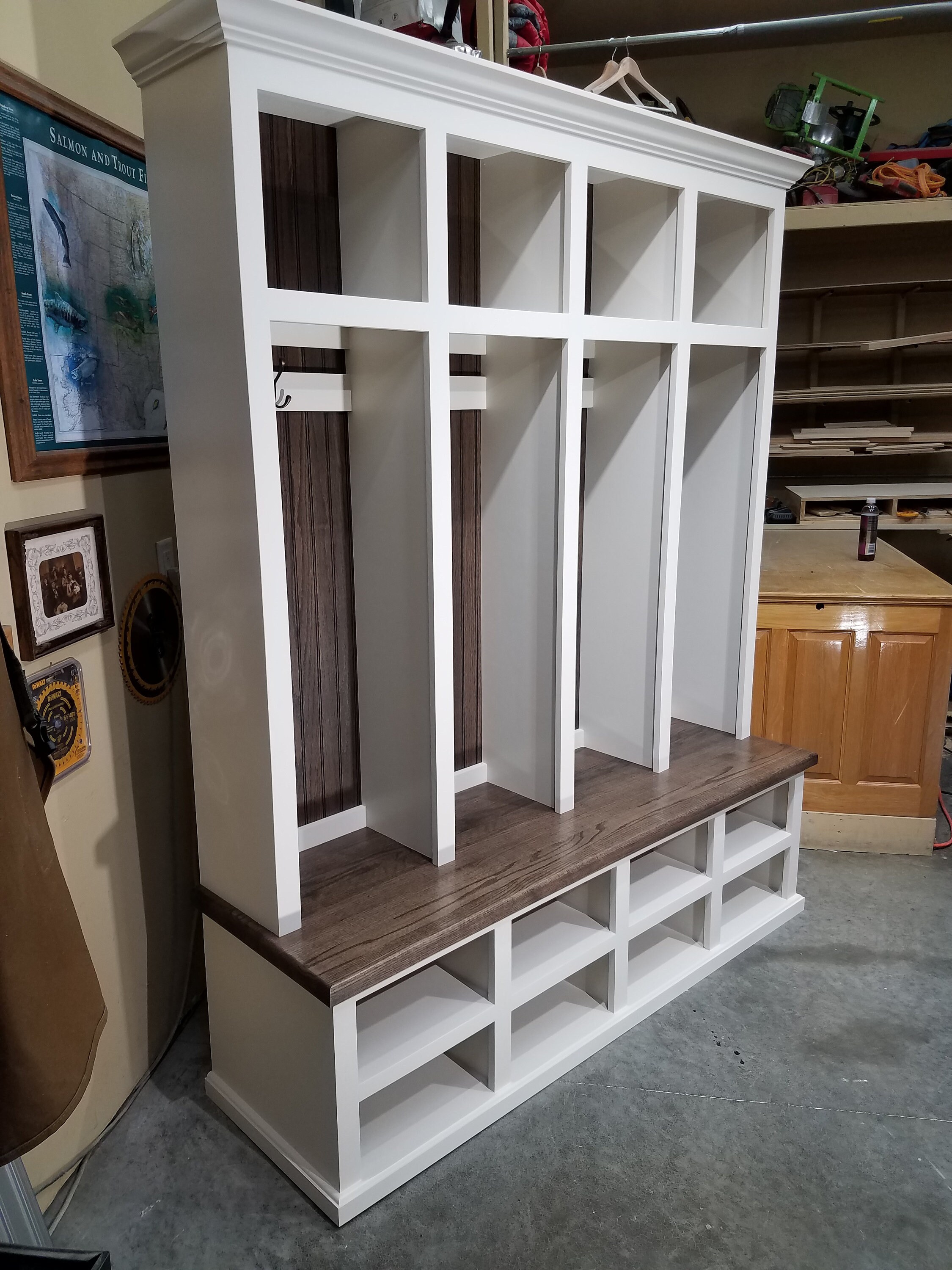 Mudroom Lockers Entry Furniture Hall Tree Storage Bench Etsy