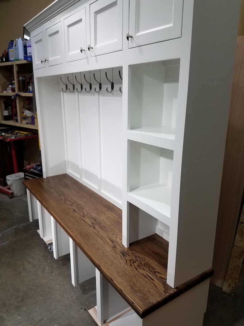 Mudroom Lockers Bench Storage Furniture Cubbies Hall Tree Etsy