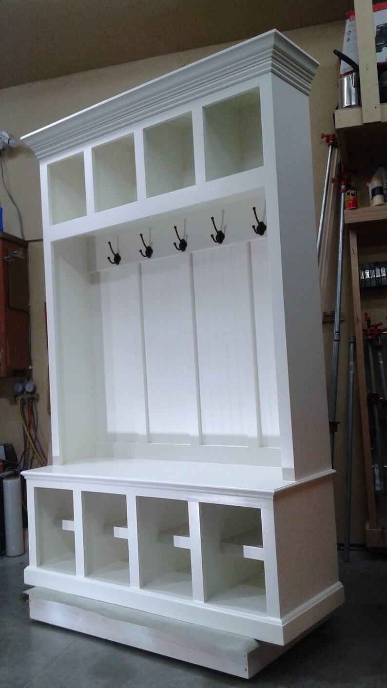 Mudroom Lockers Entry Furniture Hall Tree Storage Bench Etsy