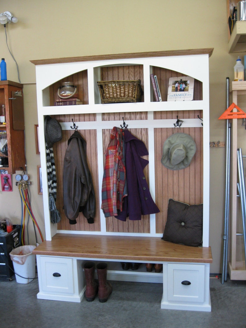 Entryway Furniture Mudroom Cabinets Hall Tree with Bench 