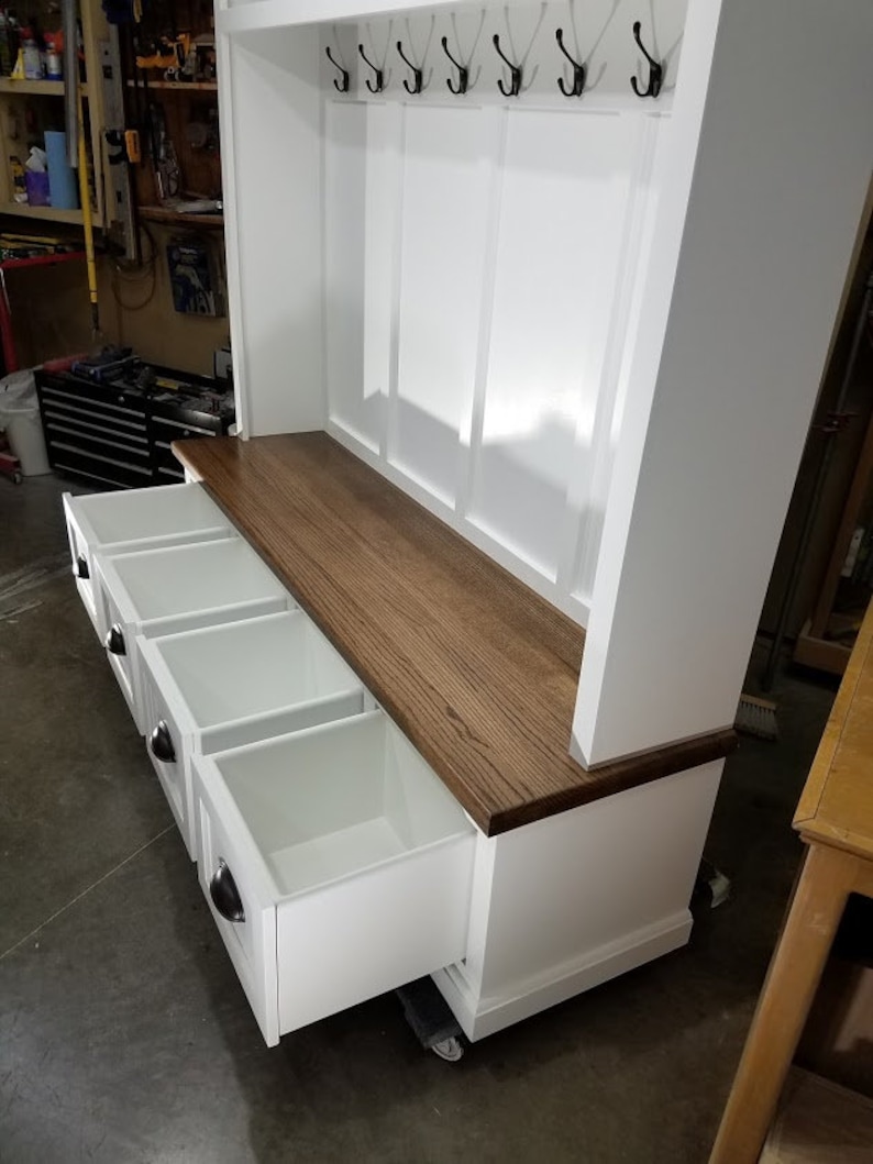 Mudroom Lockers Bench Storage Furniture Cubbies Hall Tree Etsy