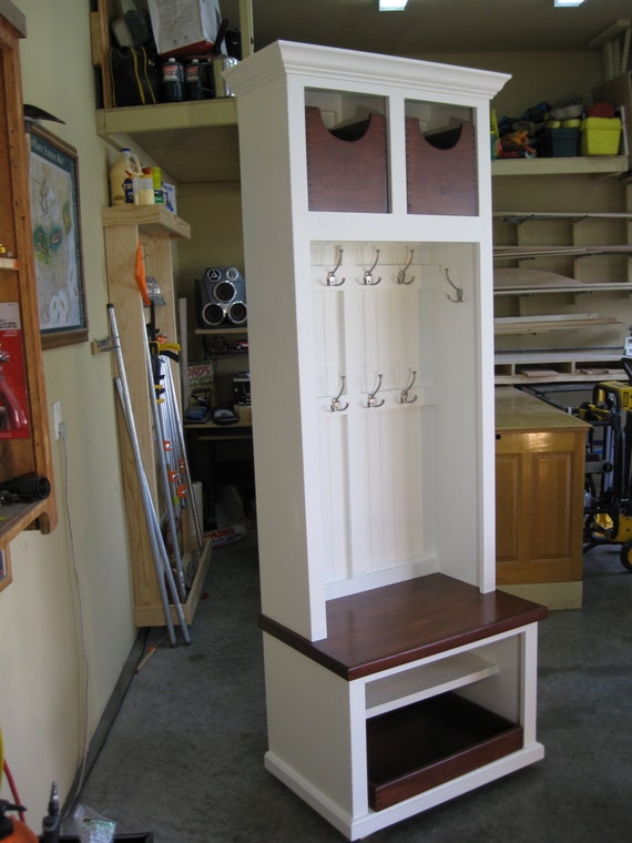 29 Wide Entryway Furniture Mudroom Cabinet Hall Tree Etsy