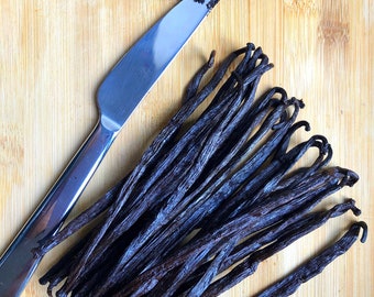 30 Tahitian Vanilla Beans: Grade A Gourmet, Freshly Harvested