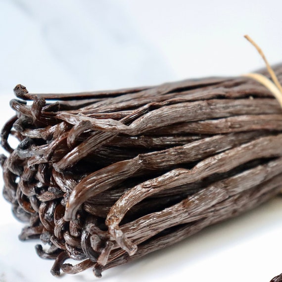 20 Madagascar Organic Vanilla Beans (4 inch): Grade A, Fresh & Aromatic