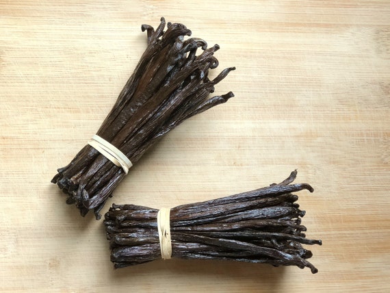 Grade B Tahitian Vanilla Beans – 3-4 Inch Pods, Extract Quality, All Natural (30 Beans)