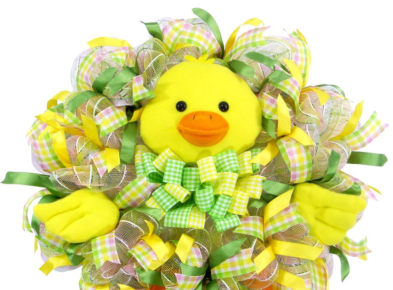 Baby Duck Wreath Nursery Decor Duck Wreath Baby Wreath Baby Shower Gift New Baby Gift Baby Decor Gender Neutral