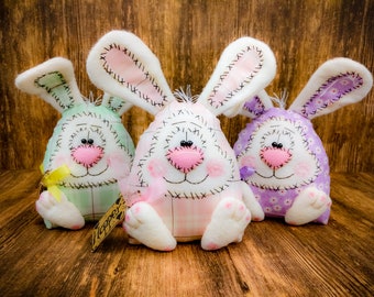 Easter Bunny - Primitive Bunny - Primitive Easter - Easter Decor - Primitive Decor - Table Top Decor - Wreath Attachment - Centerpiece Decor