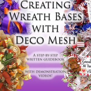 E-book: Creating Wreath Bases with Deco Mesh