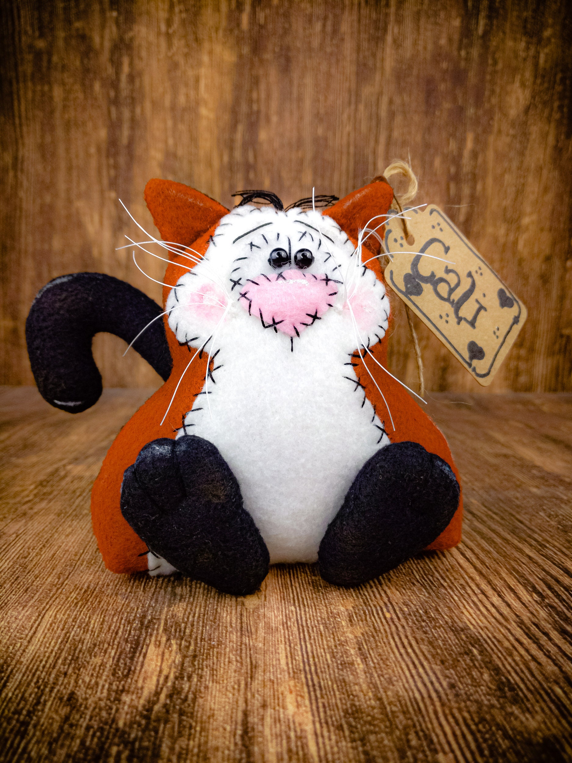 Cat Primitive - Primitive Cat - Cat Doll - Primitive Collectible ...
