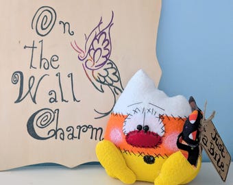 Primitive Candy Corn - Candy Corn - Primitive Decor - Halloween Decor - Wreath Attachment -Farmhouse Decor - Halloween Candy Corn