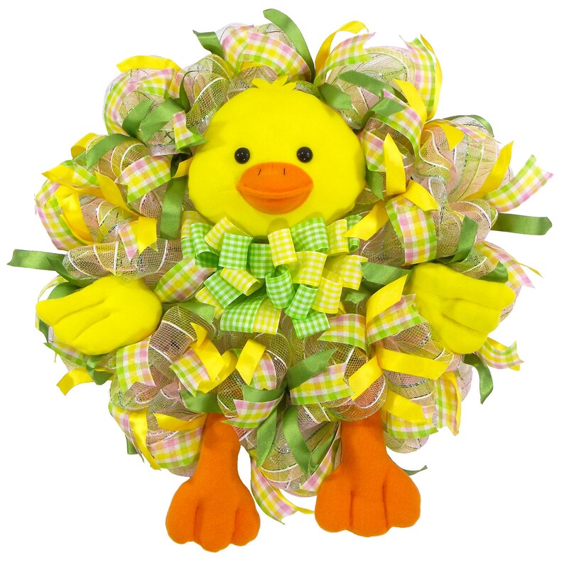 Baby Duck Wreath Nursery Decor Duck Wreath Baby Wreath Baby Shower Gift New Baby Gift Baby Decor Gender Neutral