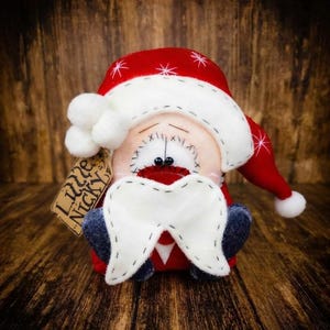Primitive Santa - Santa Clause - Merry Christmas - Christmas Decor - Happy Holiday - Primitive Decor - Saint Nick - Centerpiece Attachment image 6