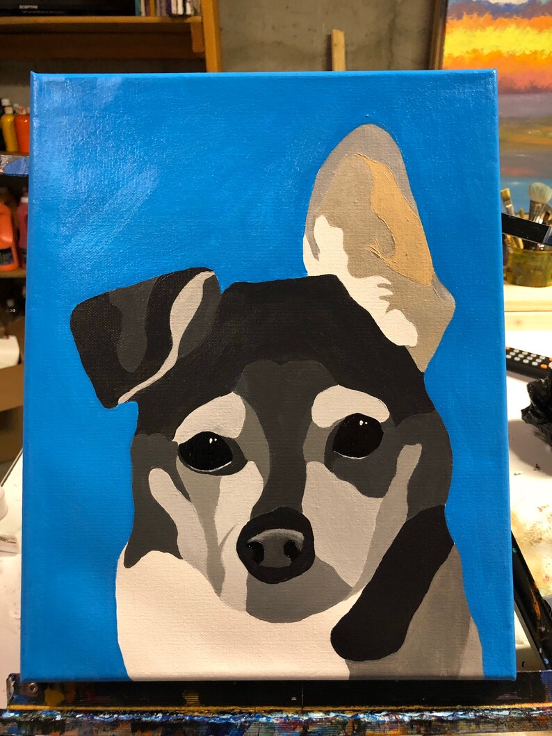 Pet Painting Kits One Pet/Canvas Etsy