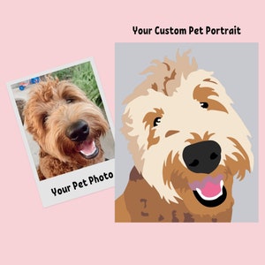 Paint By Number Kit, Paint Your Pet on Canvas, Dog Lovers, Cat Lovers, Unique Gifts, Mother's Day, Pet Portrait, Personalized Gift image 8