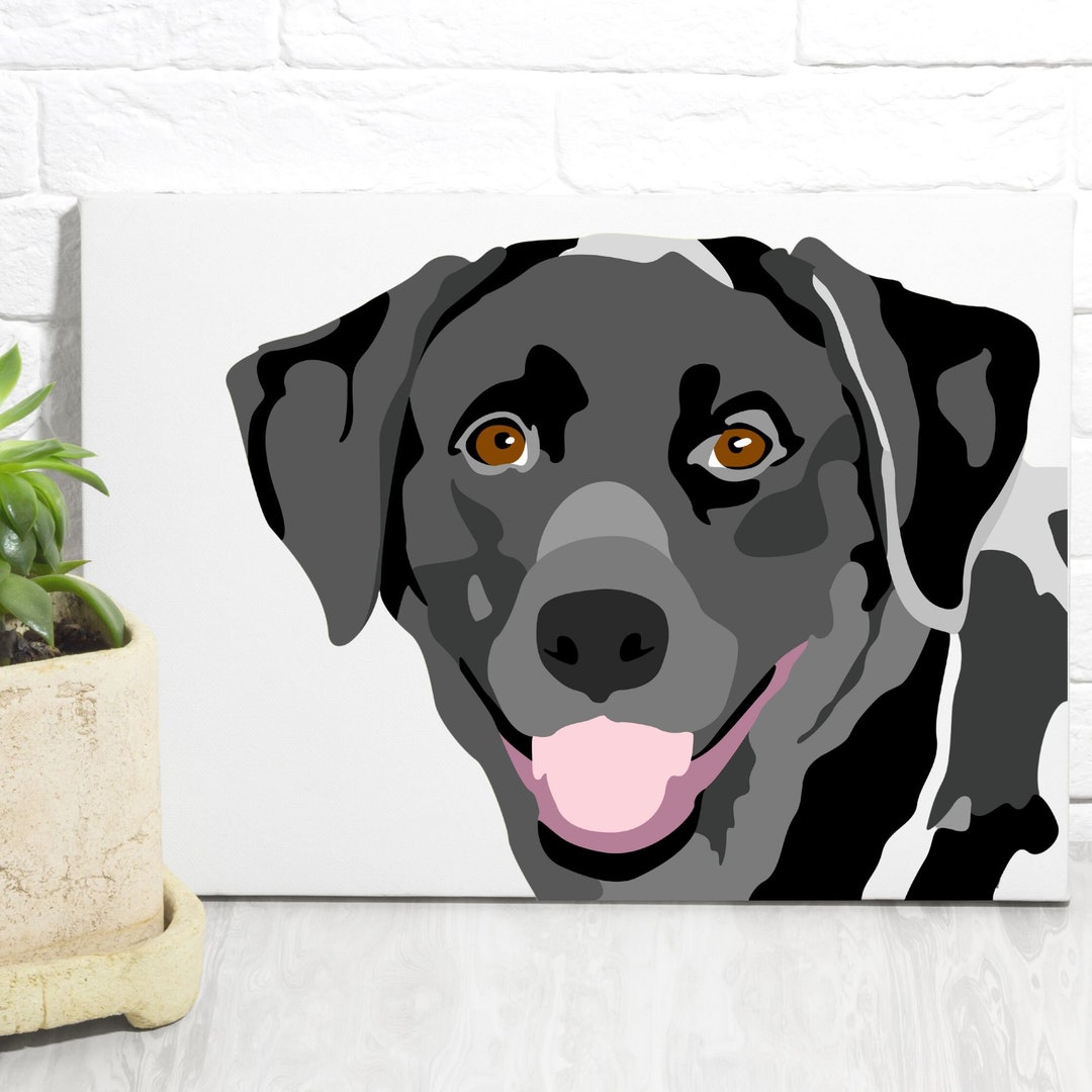 Paint Your Pet Kit, Paint by Number, Pet Portrait Painting Kit, Dog