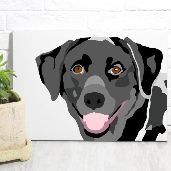 Paint Your Pet Kit, Paint By Number, Pet Portrait Painting Kit, Dog Lover Gifts, Dog Memorial Gifts, Mother's Day Gifts for Dog Lovers