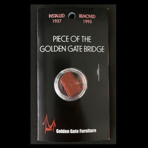 Golden Gate Bridge - Crafted Bridge Piece Gift Souvenir - Statement Piece - Vintage - San Francisco Bridge Piece - Christmas Ornament