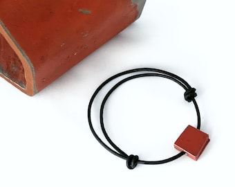Armband - Historische Golden Gate Bridge Stahl - Verstellbarer Slipknot - San Francisco Geschenk - Geschenk für Sie - Geschenk für Ihn - Geschenk für Freund