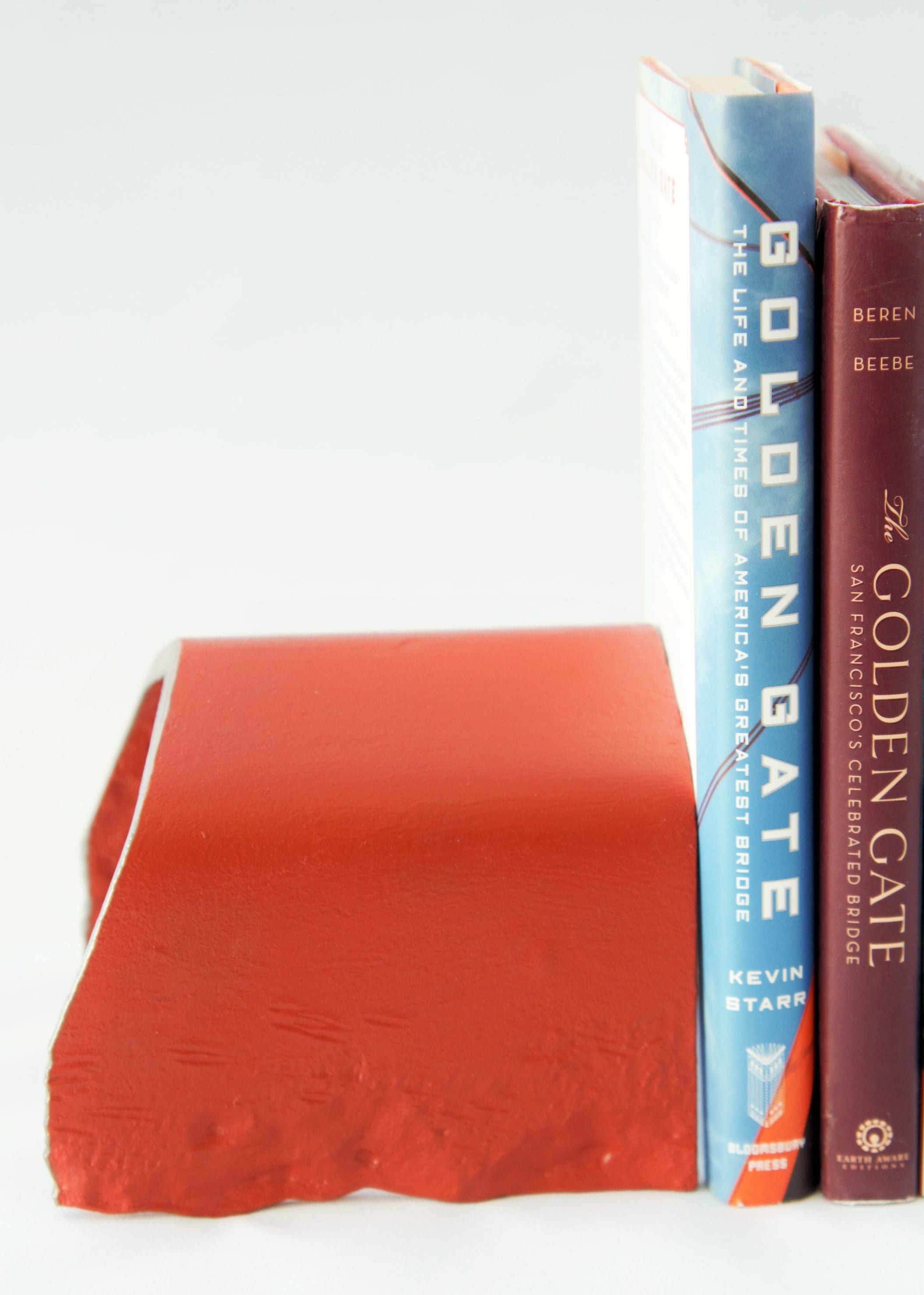 INDUSTRIAL BOOKEND - BOOK Holder - Metal Bookend Gift For Book lover - Metal Bookend – Unique Book Accessories - Golden Gate Bookend
