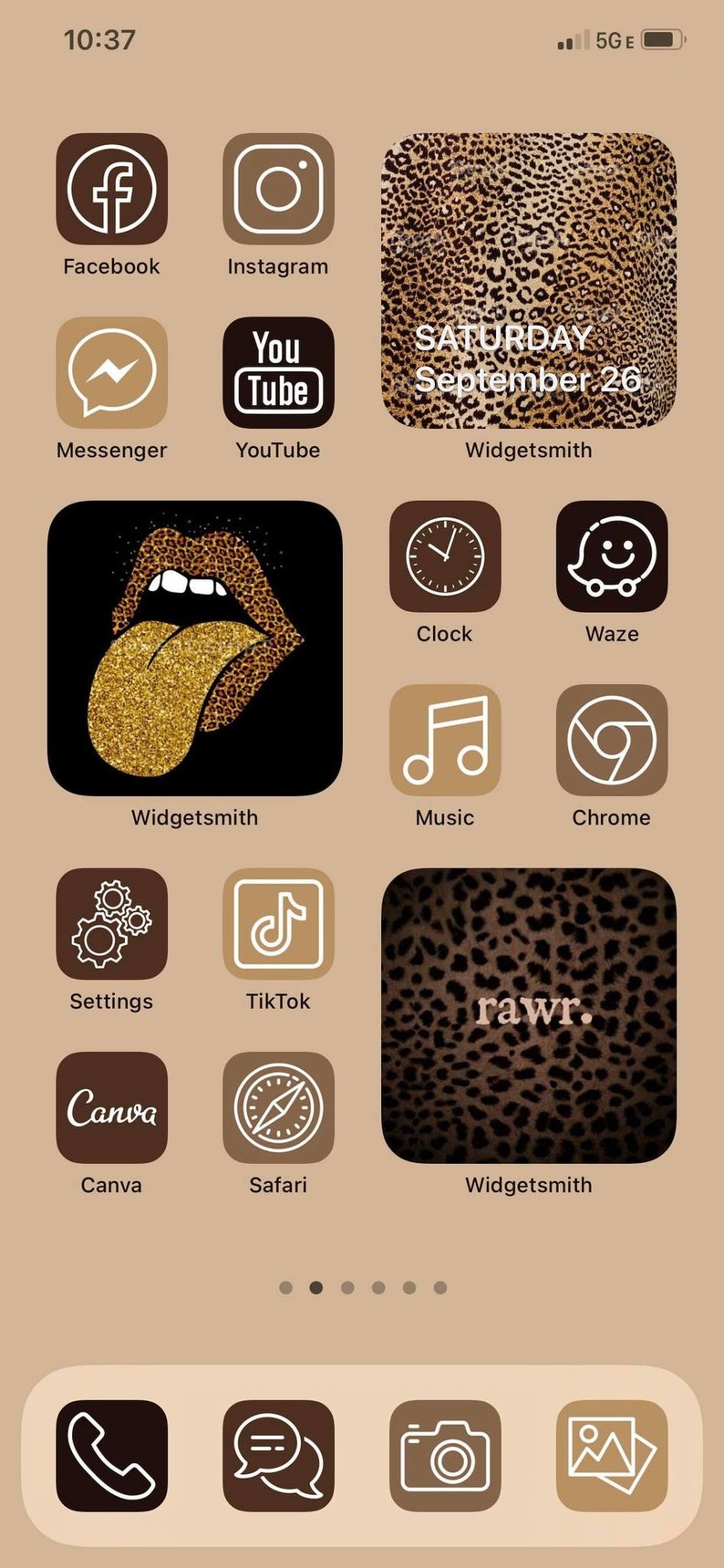 Ios Brown Icon Iphone IOS 14 App Icons Browns 75 Pack - Etsy
