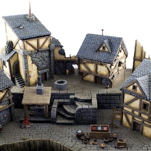 Fantasy Fishing Village - Medieval Wargame Scenery & Terrain Building
