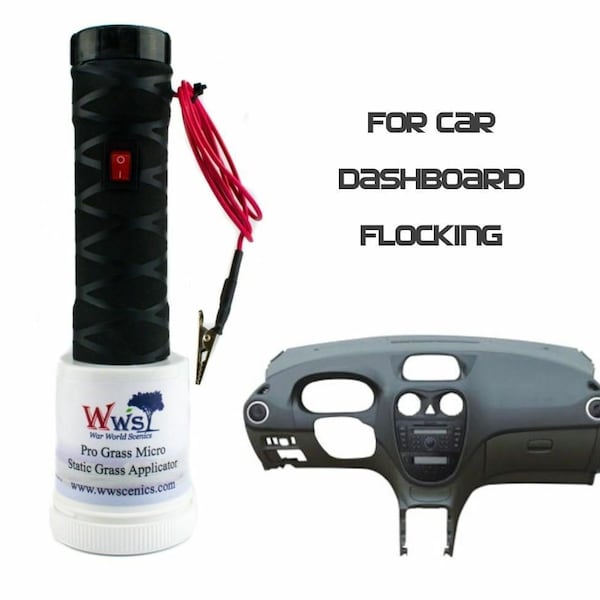 WWS Pro Grass Micro Flock Applicateur - Car Dashboard Electrostatic Flocking DIY