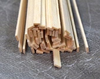 3/32 x 3/32 x 12" 45 Pack WWS Balsa Wood Strips 2.4 x 2.4 x 305mm Modelling 3/32 x 3/32 x 12" 45 Pack WWS Balsa Wood Strips 2.4 x 2.4 x 305mm Modelling