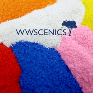 WWS Coarse Flower Flock 50g | Wybierz kolor | Efekt kwiatów z liści drzewa