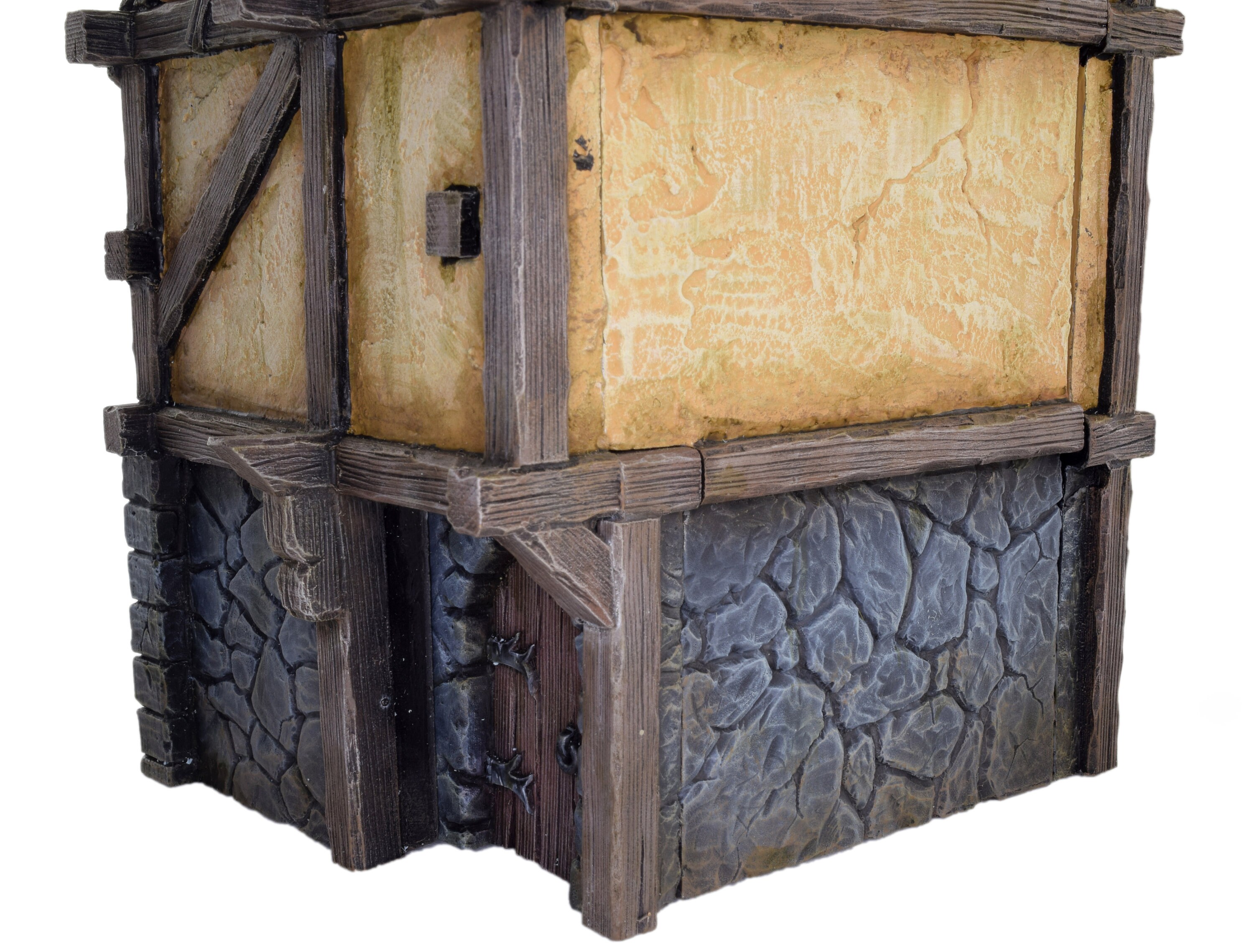 WWG Medieval Town Cottage, Townhouse & Barn Set with Resin Accessories 28mm/Heroic Fantasy Wargaming Terrain 