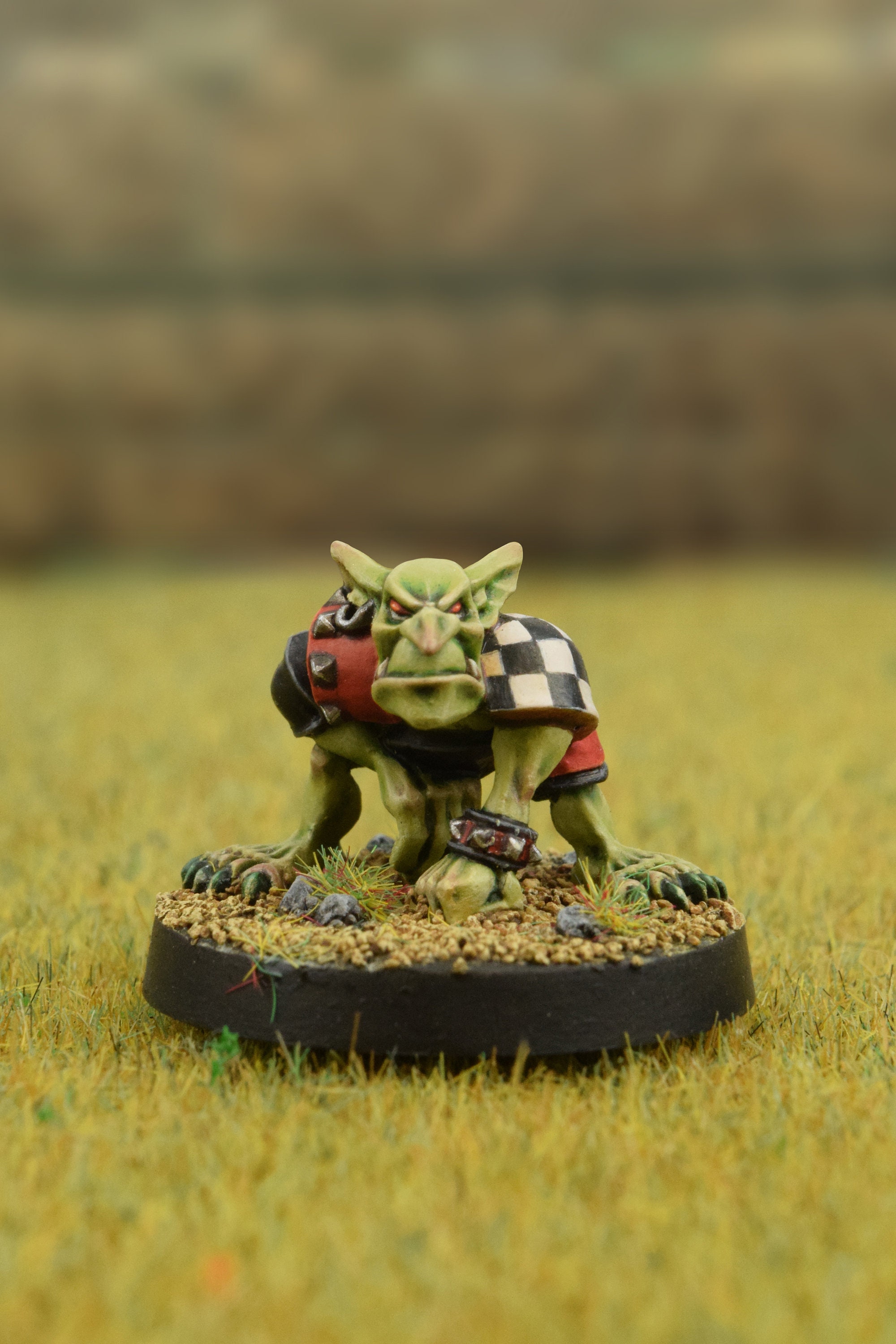 War World Gaming Gutrot Greenskins Smasher the Blocker Escala de 28 mm  Fantasy Football Miniature Mini Figure Goblin para Blood Bowl -  México