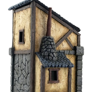 Fantasy Village Set of 4 Houses for 28mm Medieval Wargaming Wargame Terrain Model Scenery RPG Tabletop Figure Miniature House Building image 7