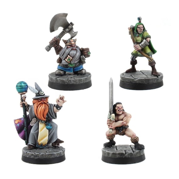 Fantasy Hero Miniatures for 28mm Wargaming and Tabletop Rpgs by