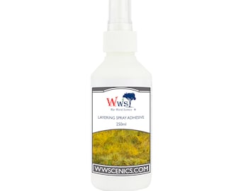Static Grass Layering Spray 250ml for Railway Modelling & Wargame Terrain