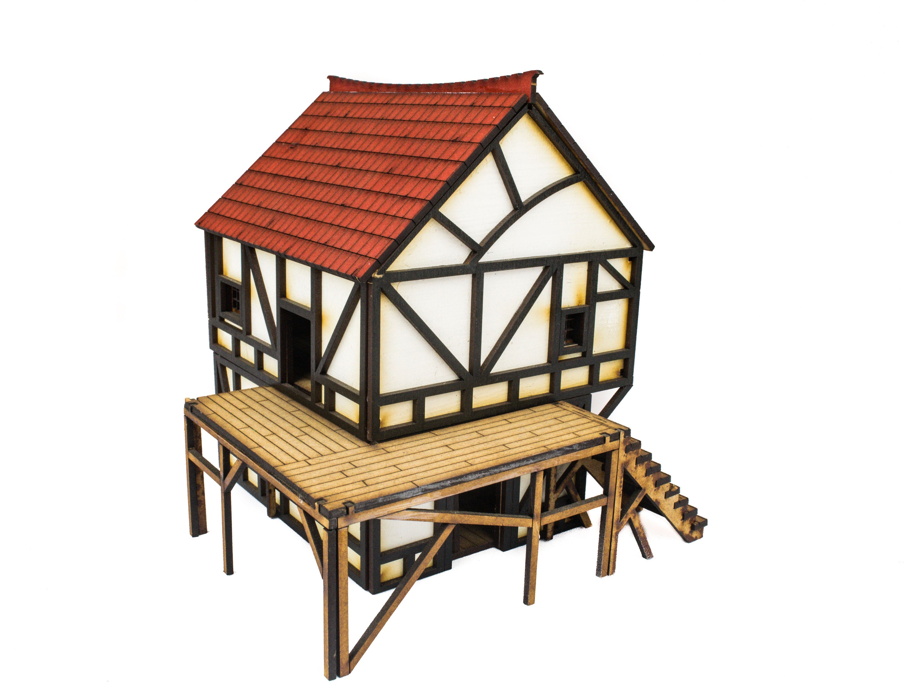 Medievaltown MDF Fantasy Cottage painted / Unpainted 28mm Etsy