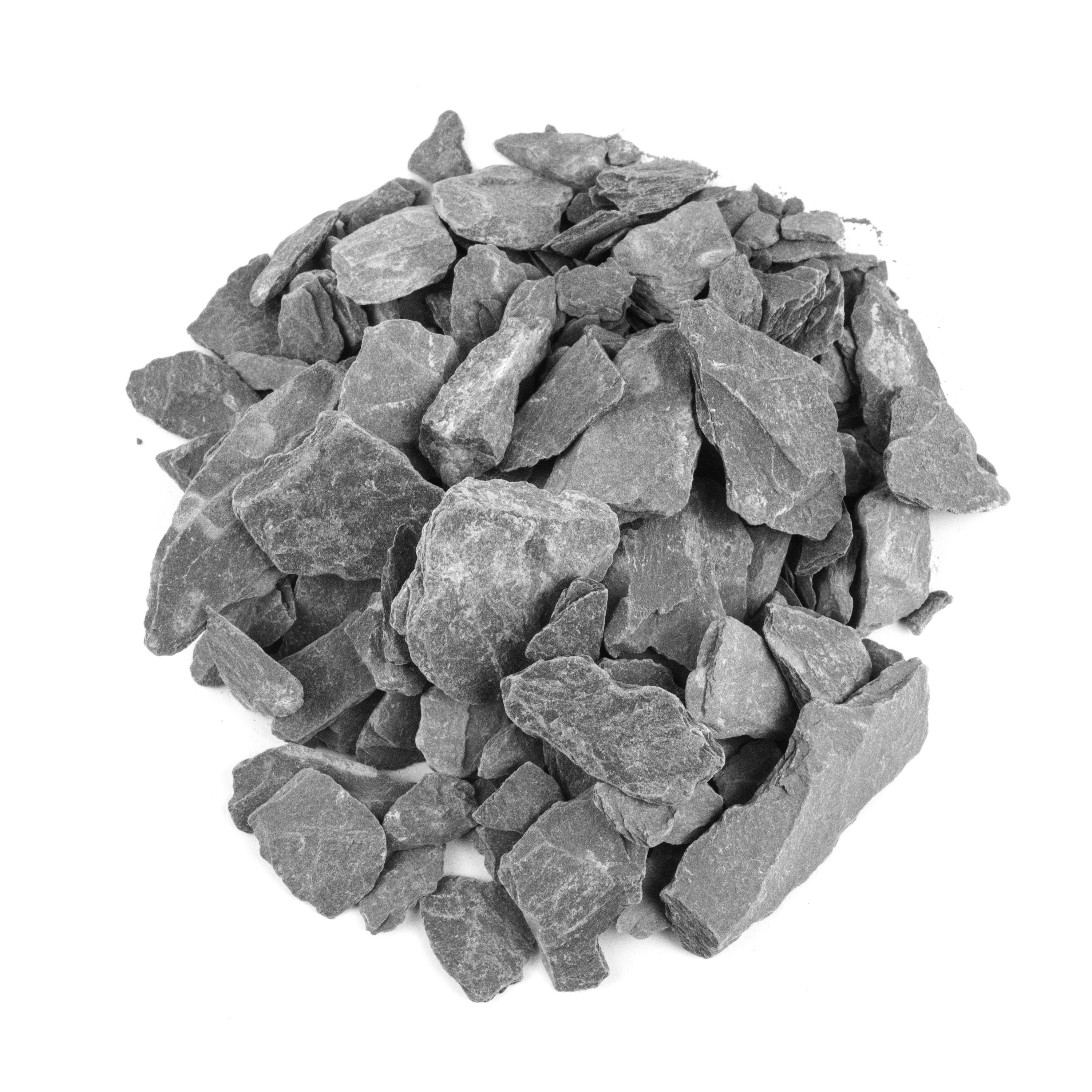 WWS War World Scenics WWScenics Rocce Grigio Scuro Grandi 2-5mm | 200g | Modellismo Materiali Paesaggio Scenario Wargame Terrain