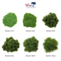 Summer Static Grass | Choose Size and Length |  Model Scenery Material