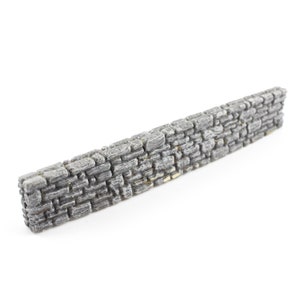 Farm Stone Wall (Pre-Painted/Unpainted, Choose Quantity) – 20mm - 28mm Wargaming Tabletop Terrain Scenery Model Miniatures Diorama