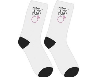 Future Mrs. Mid-Length Socks | Gift for Bride to Be or Bachelorette