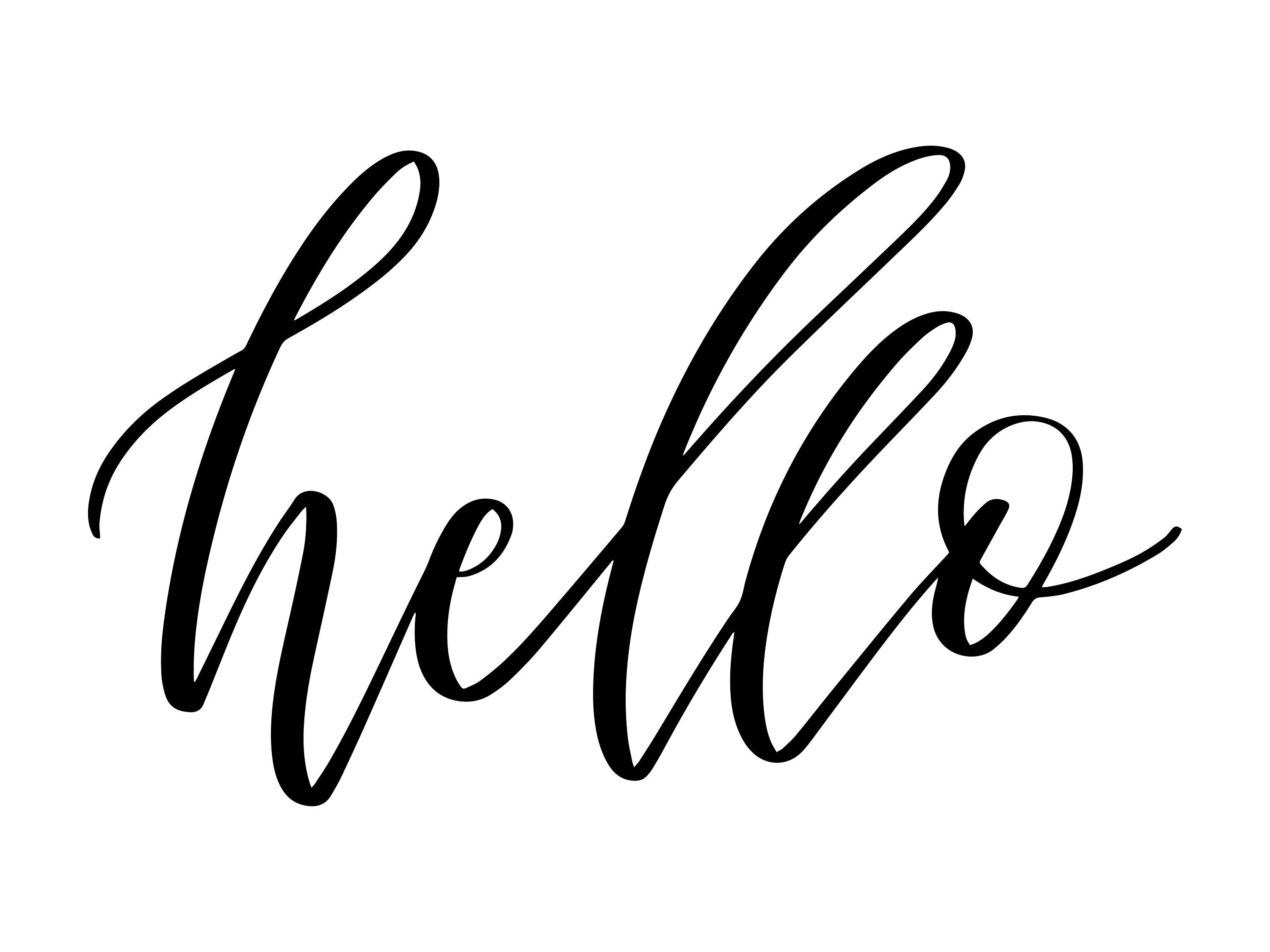 Hallo SVG & AI-Dateien | Cricut Vinyl Papier Projekt-Datei | Druckbare ...